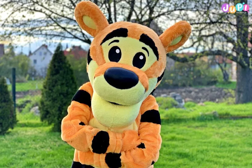 Tygrysek, nasza nowa maskotka Żywa maskotka skoczny Tygrysek