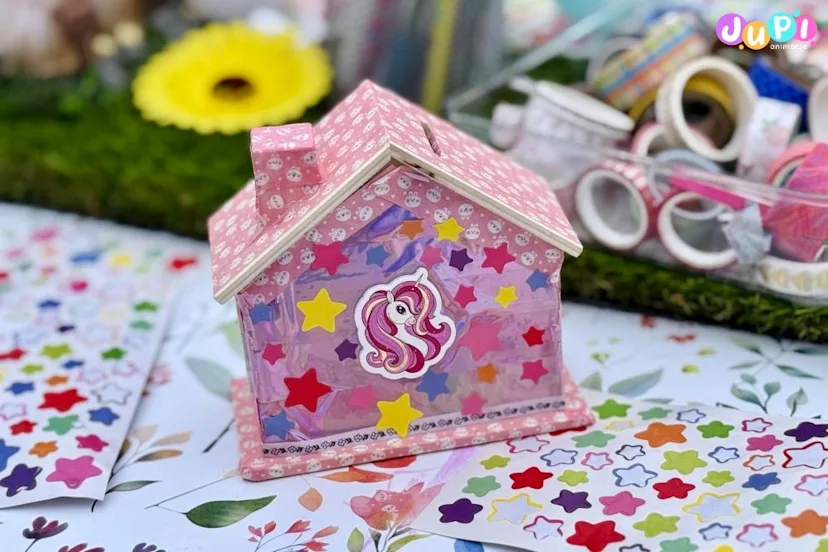 warsztaty kreatywne dla dzieci drewniane domki skarbonki (8)