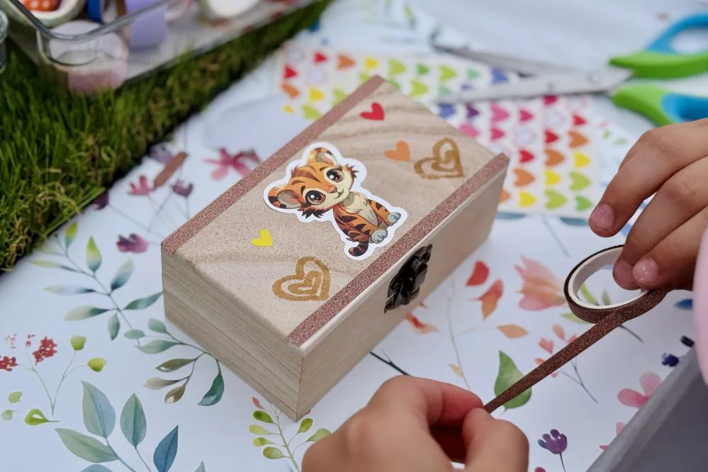 warsztaty kreatywne dla dzieci pudelka na skarby