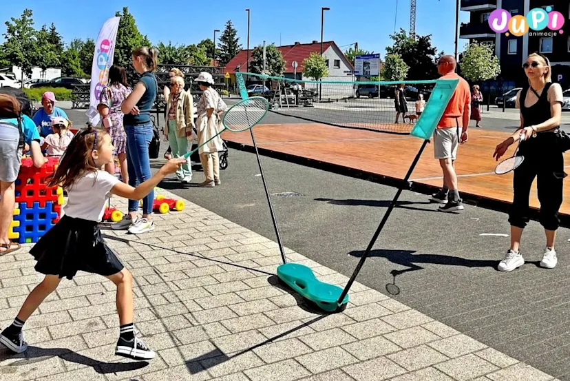 badminton stanowisko sportowe na kazda impreze