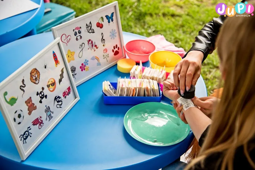 Tatuaże wodne zmywalne dla dzieci