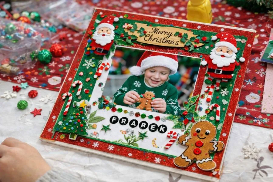 warsztaty mikolajkowe swiateczny scrapbooking