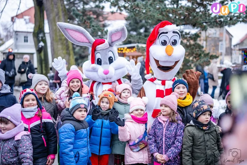 mikolajkowe zywe maskotki krolik bugs balwan olaf