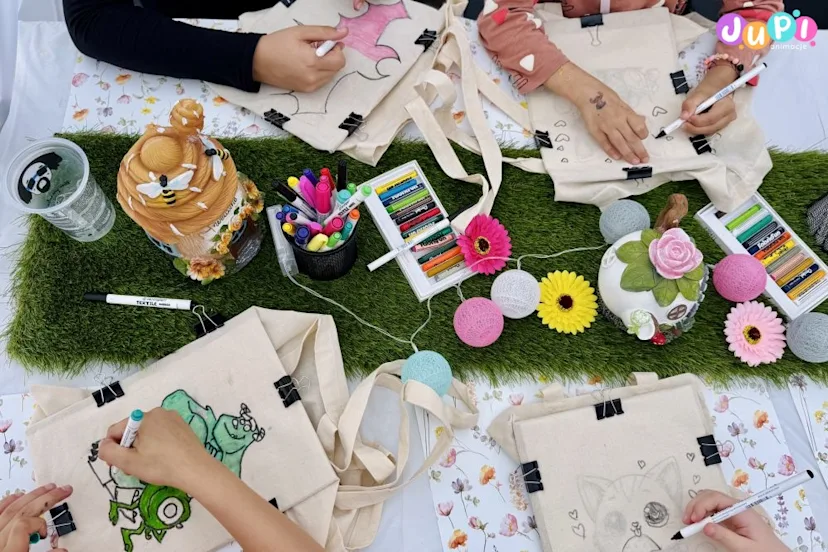 warsztaty kreatywne dla dzieci ekotorby (2)