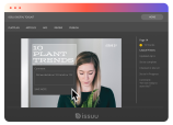 Issuu Collaborate user interface.