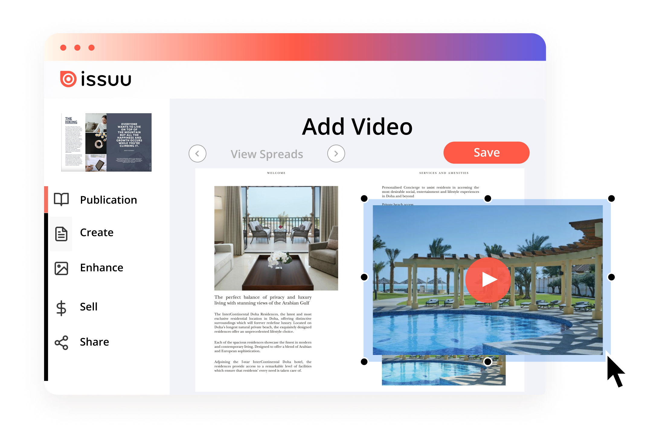 Bring your content to life with Videos | Issuu