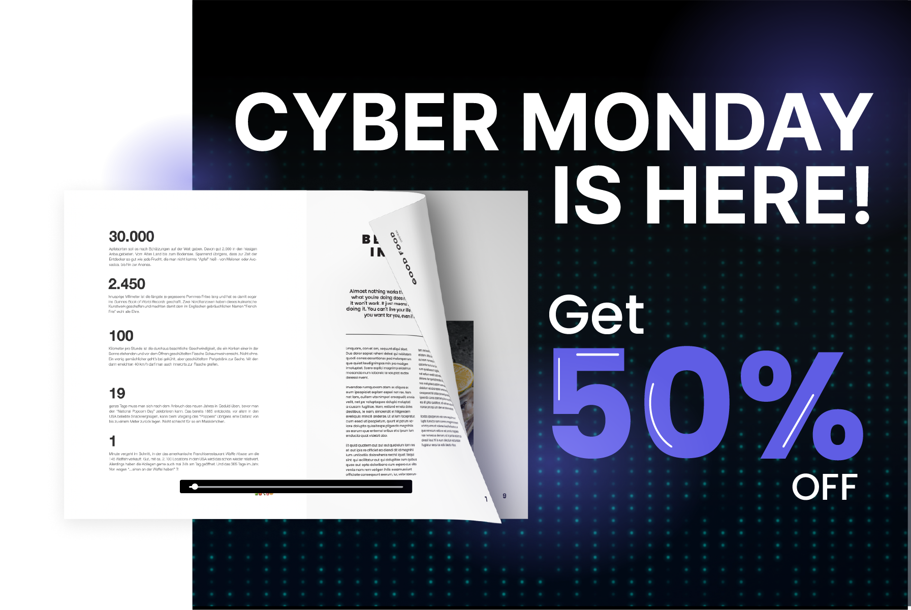 Cyber Monday Sale - 50% Off A Premium Plan | Issuu