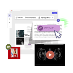 Image of embedding a link of a presentation to a website