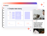 Create visual stories to share from Issuu