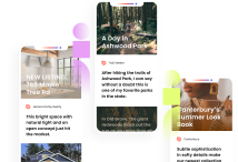 3 article story examples on mobile