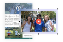 Add video to your newsletter for high engagement
