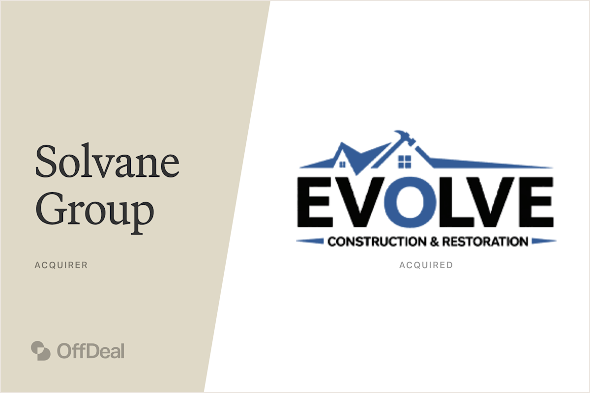 Solvane Group and Evolve Restoration