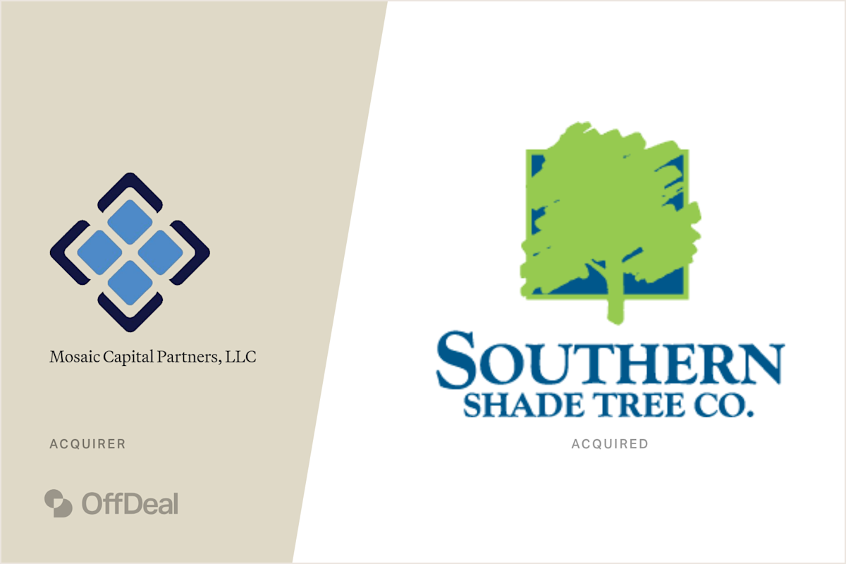 Mosaic Capital Partners, LLC and Southern Shade Tree Co., Inc.