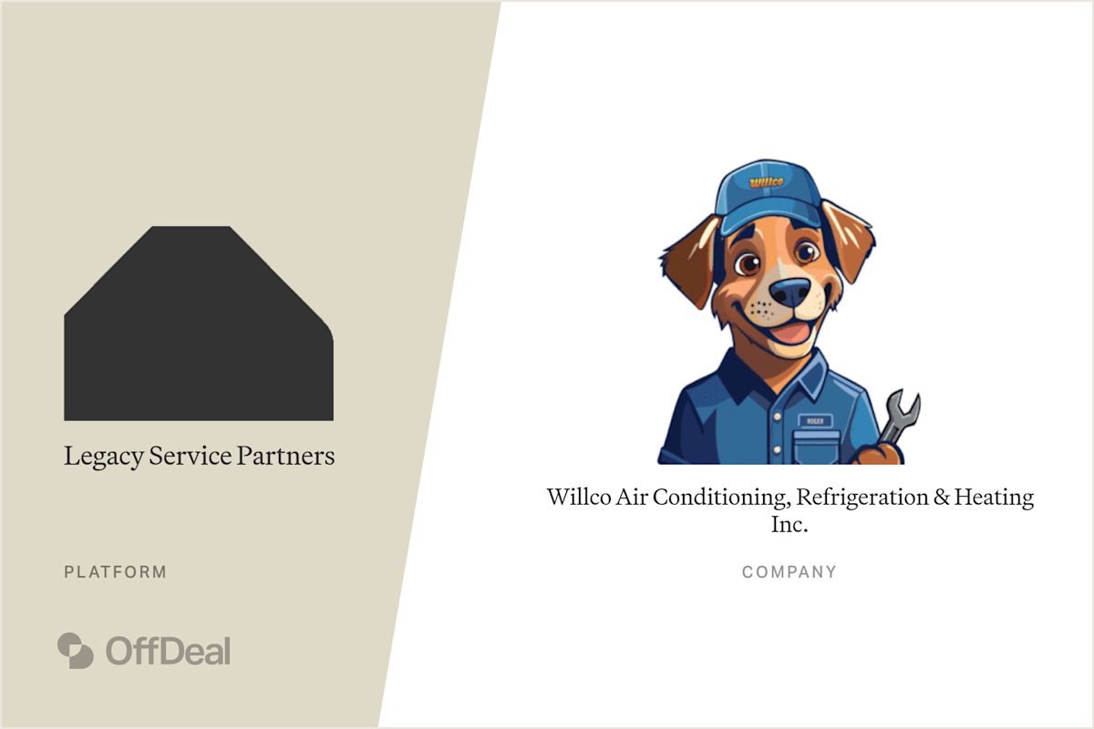 Legacy Service Partners and Willco Air Conditioning, Refrigeration & Heating Inc.