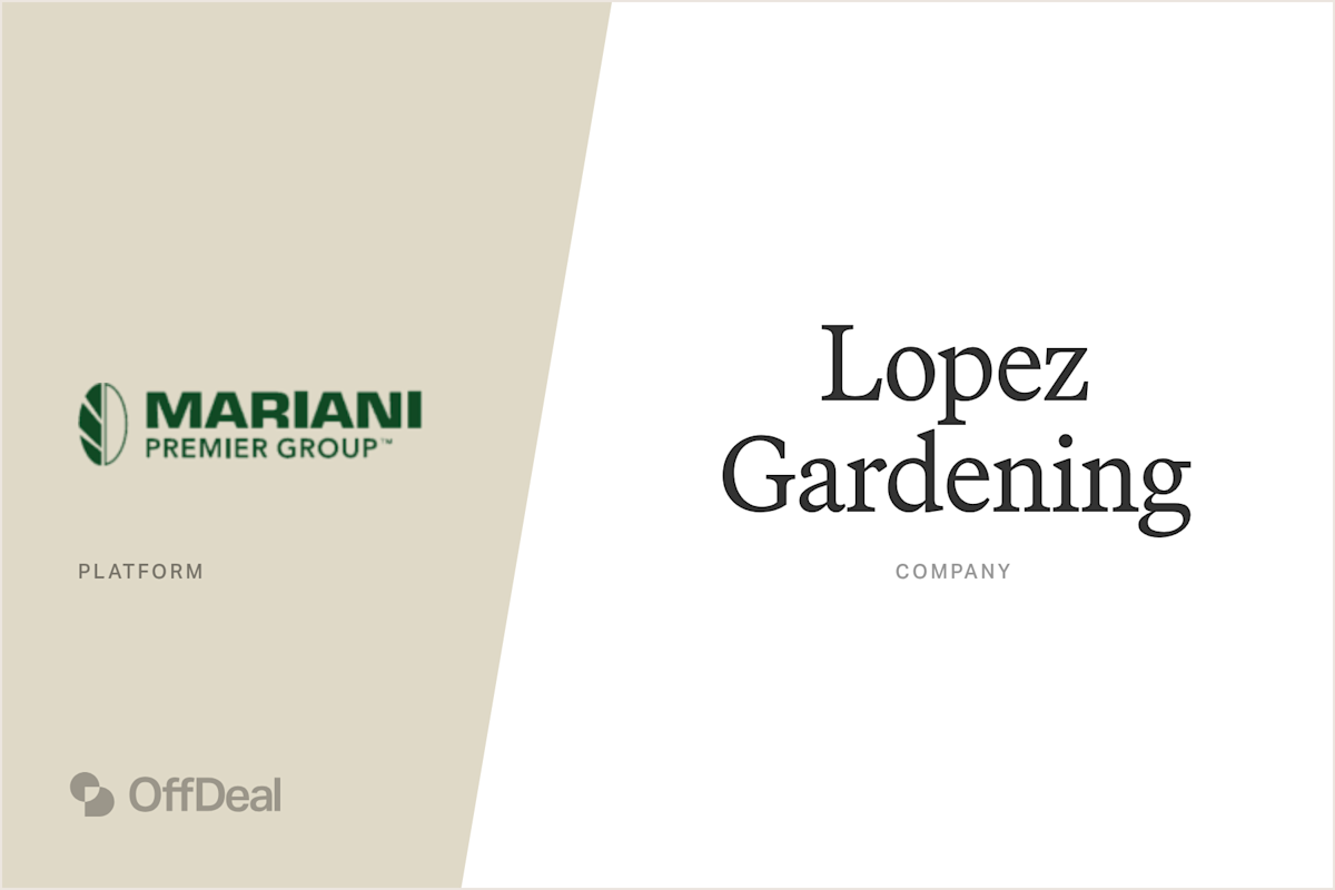 Mariani Premier Group and Lopez Gardening