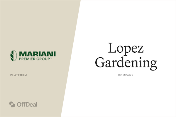 Mariani Premier Group and Lopez Gardening