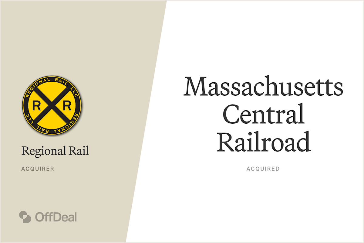 Regional Rail and Massachusetts Central Railroad
