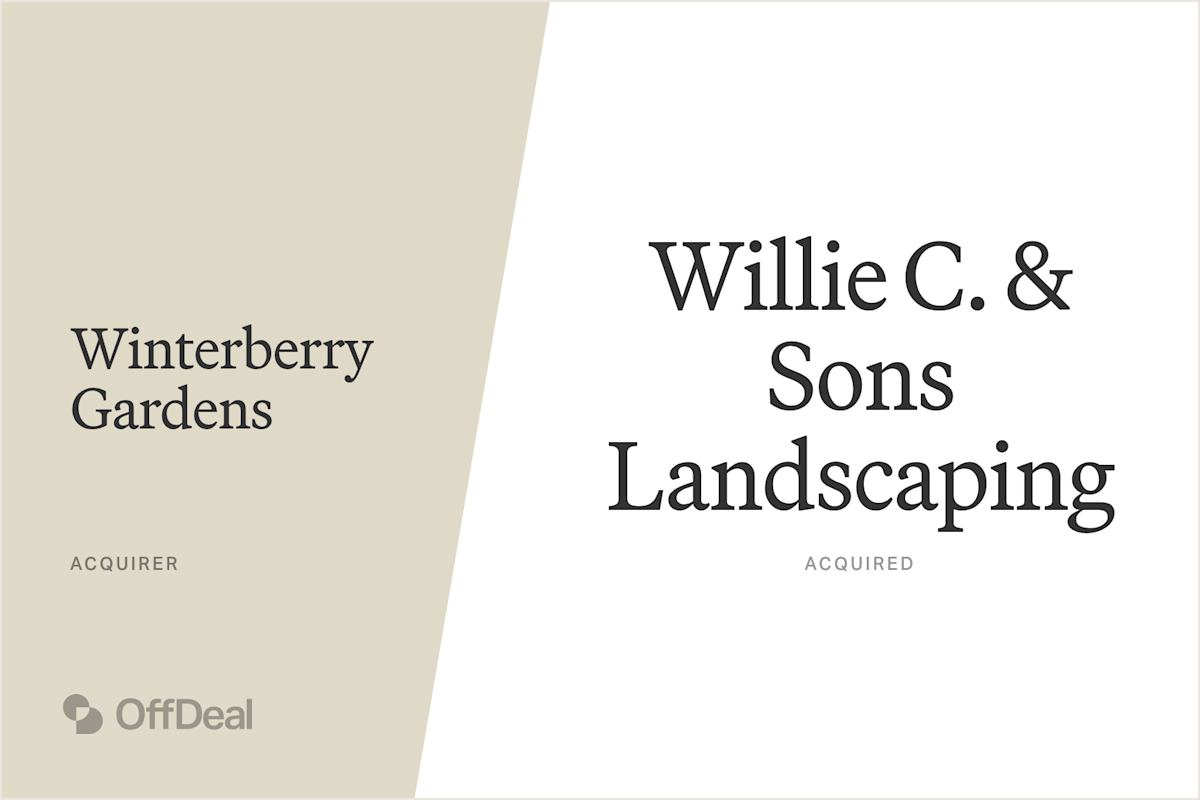 Winterberry Gardens and Willie C. & Sons Landscaping