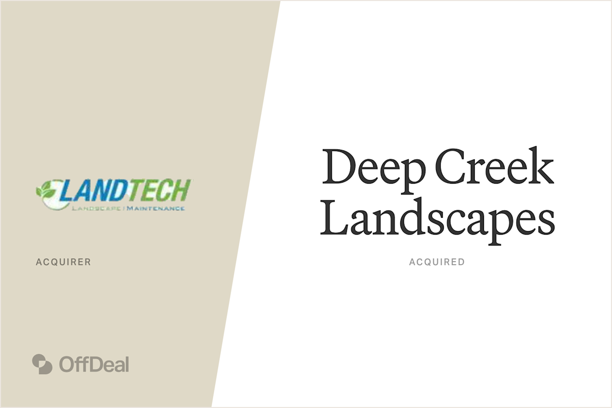 Landtech Contractors and Deep Creek Landscapes