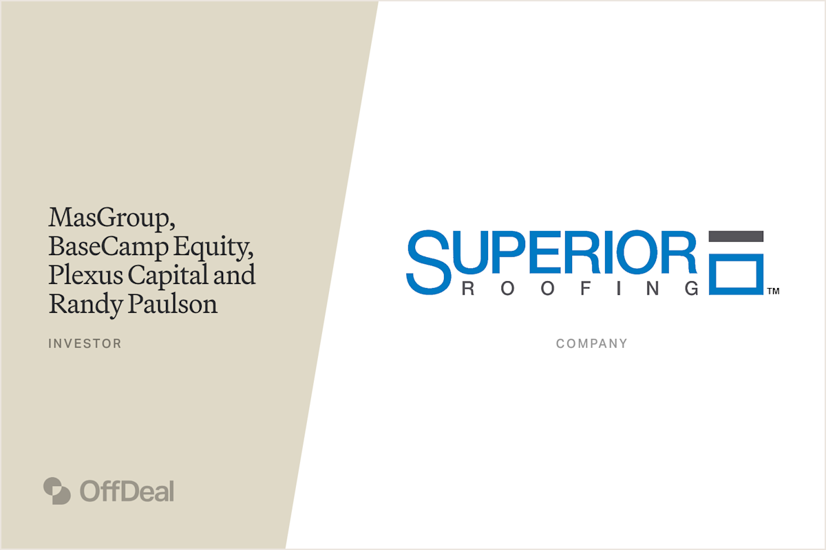 MasGroup, BaseCamp Equity, Plexus Capital and Randy Paulson and Superior Roofing, LLC