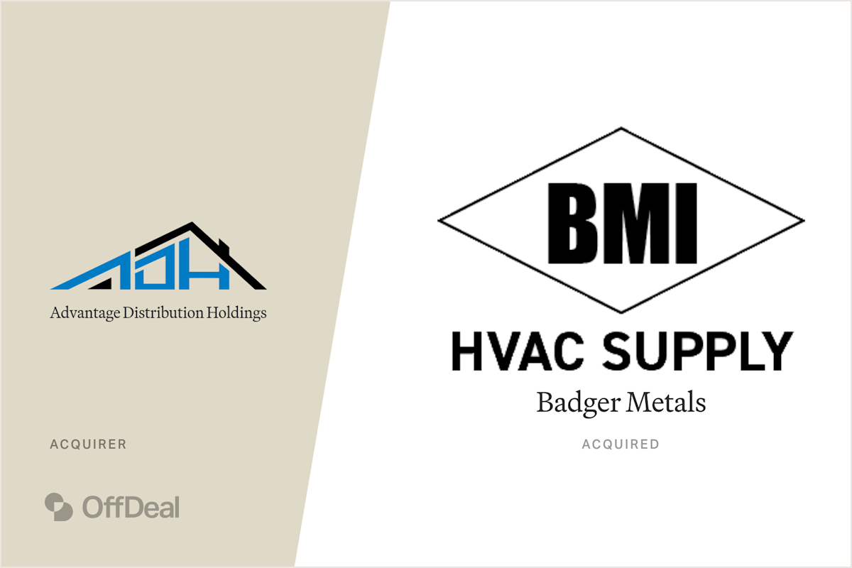 Advantage Distribution Holdings and Badger Metals