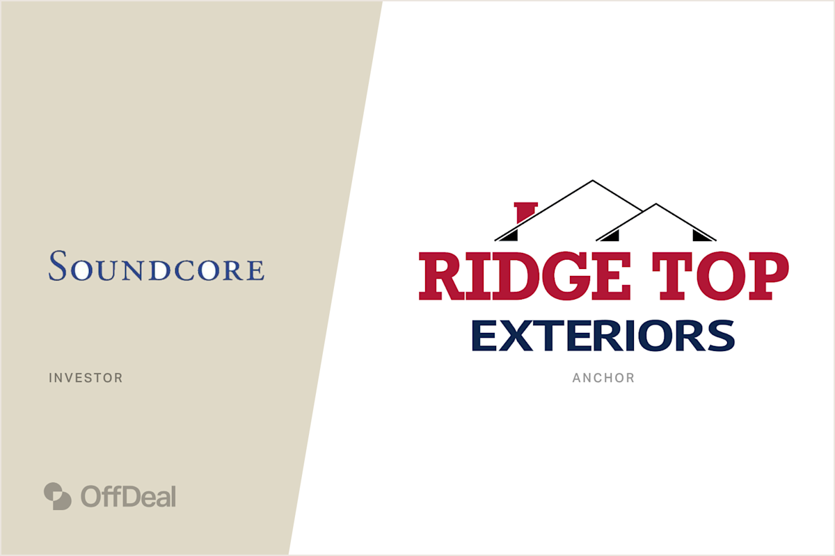 Soundcore Capital Partners and Ridge Top Exteriors