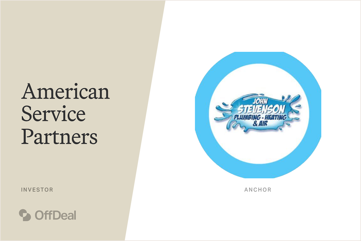 American Service Partners and John Stevenson Plumbing, Heating & Air