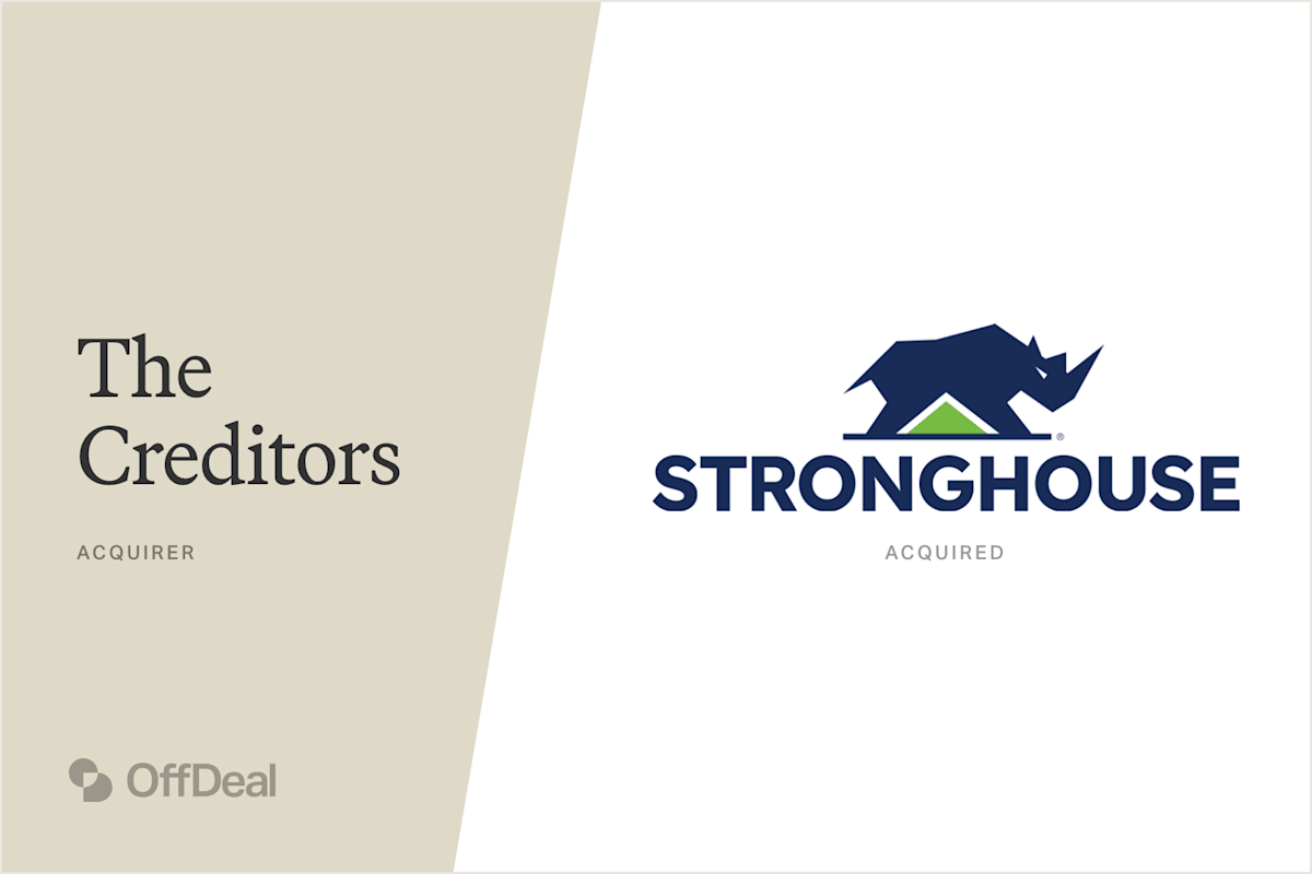 the creditors and Stronghouse Solutions