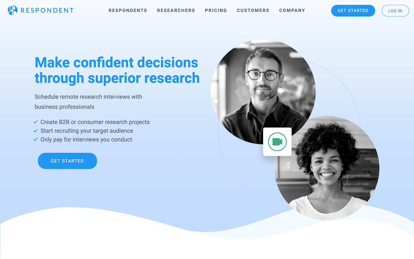 Screenshot of the Respondent website.