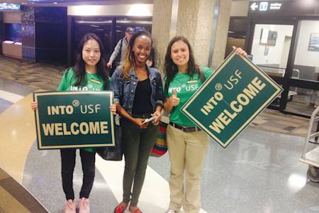 Welcome from INTO USF at Tampa airport Welcome from INTO USF at Tampa airport