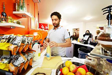Grab a coffee or other refreshments between classes at the coffee bar Grab a coffee or other refreshments between classes at the coffee bar