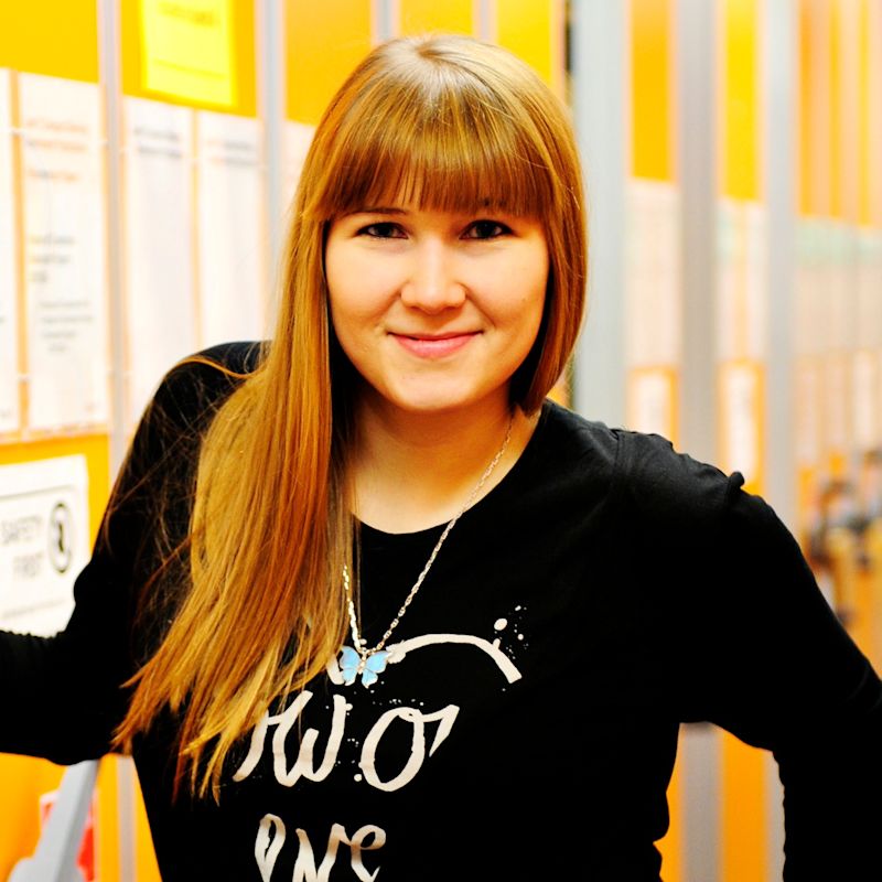 Lidia profile Photo of international student Lidia at INTO Newcastle University