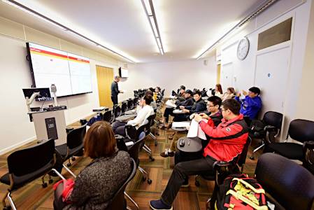 You'll have lecture-style classes in the INTO Centre to prepare you for university You'll have lecture-style classes in the INTO Centre to prepare you for university