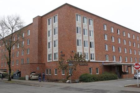 Hawley Hall residence hall exterior at Oregon State University Hawley Hall residence hall exterior at Oregon State University