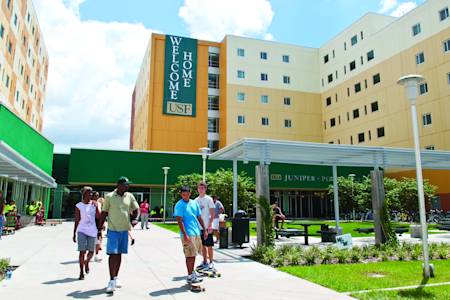 Juniper Hall residence hall at University of South Florida Juniper Hall residence hall at University of South Florida