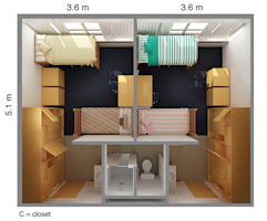 Double Suite Room at Colorado State University