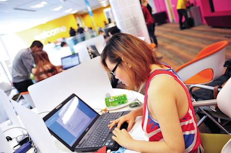 Students have easy access to computers and other learning resources Students have easy access to computers and other learning resources