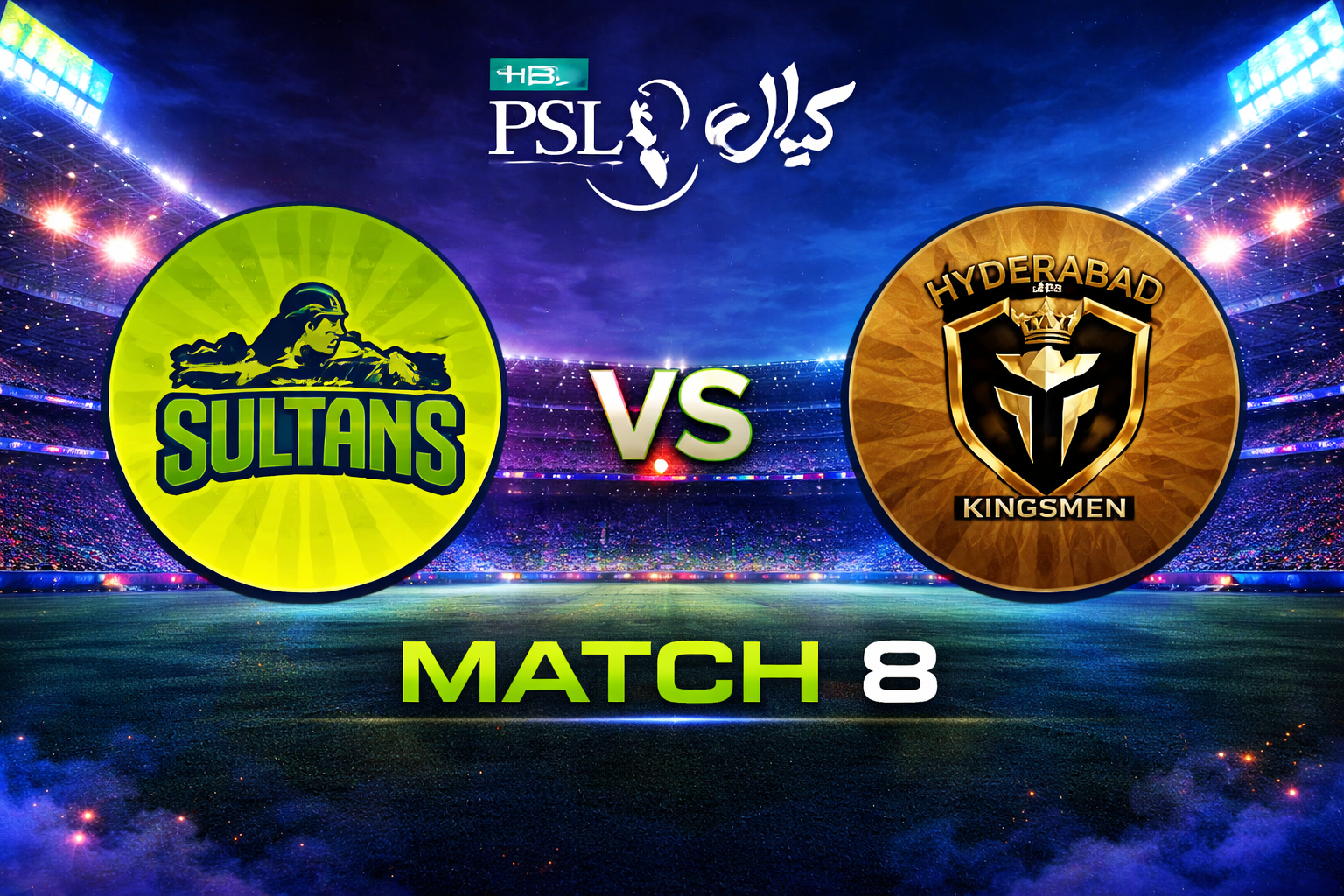 Matchday Clash Between Hyderabad Kingsmen and Multan Sultan
