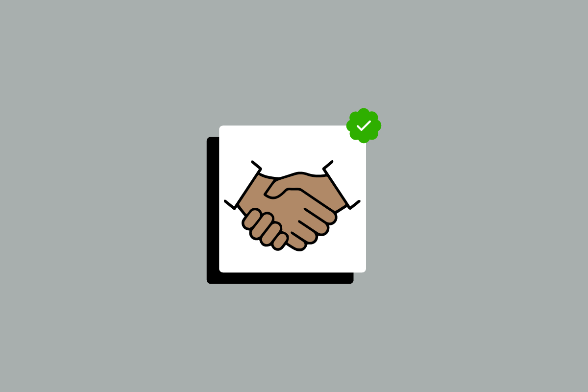 Explore Link Money's strong commitment to customer satisfaction with the ACH Return Code Cover policy represented by an image of a firm handshake.