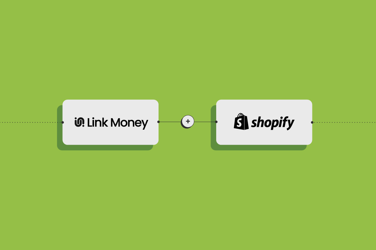 Link Money + Shopify logos