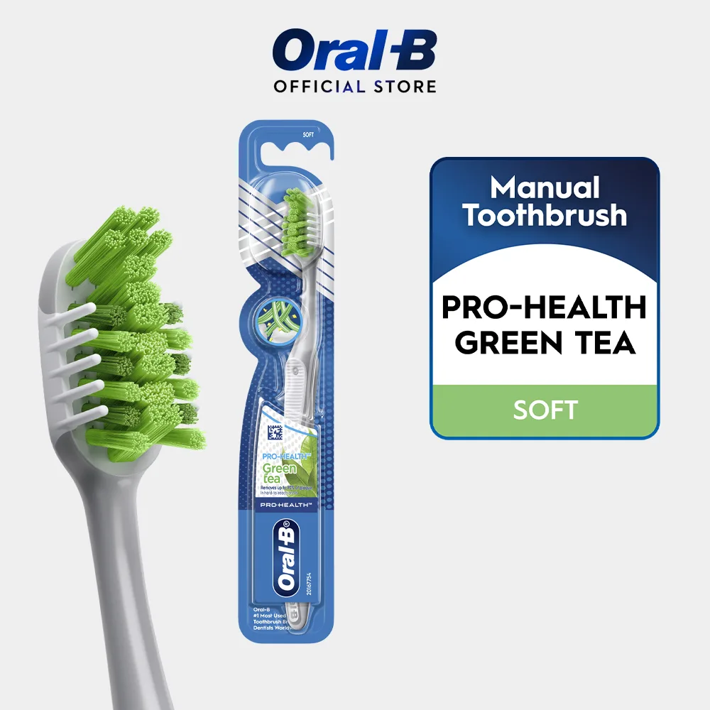 Oral B Pro-Health Green Tea Clean Toothbrush 1 Count 