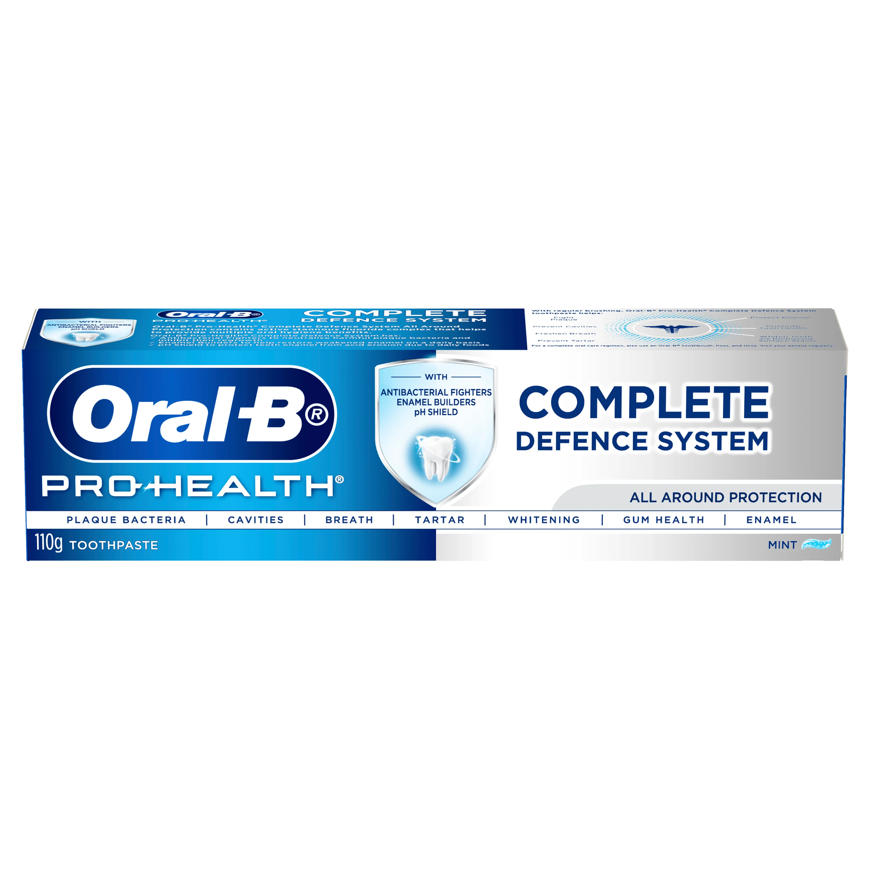 Oral-B Pro-Health Complete Defence System All Around Protection Clean, Mint Toothpaste 110g 