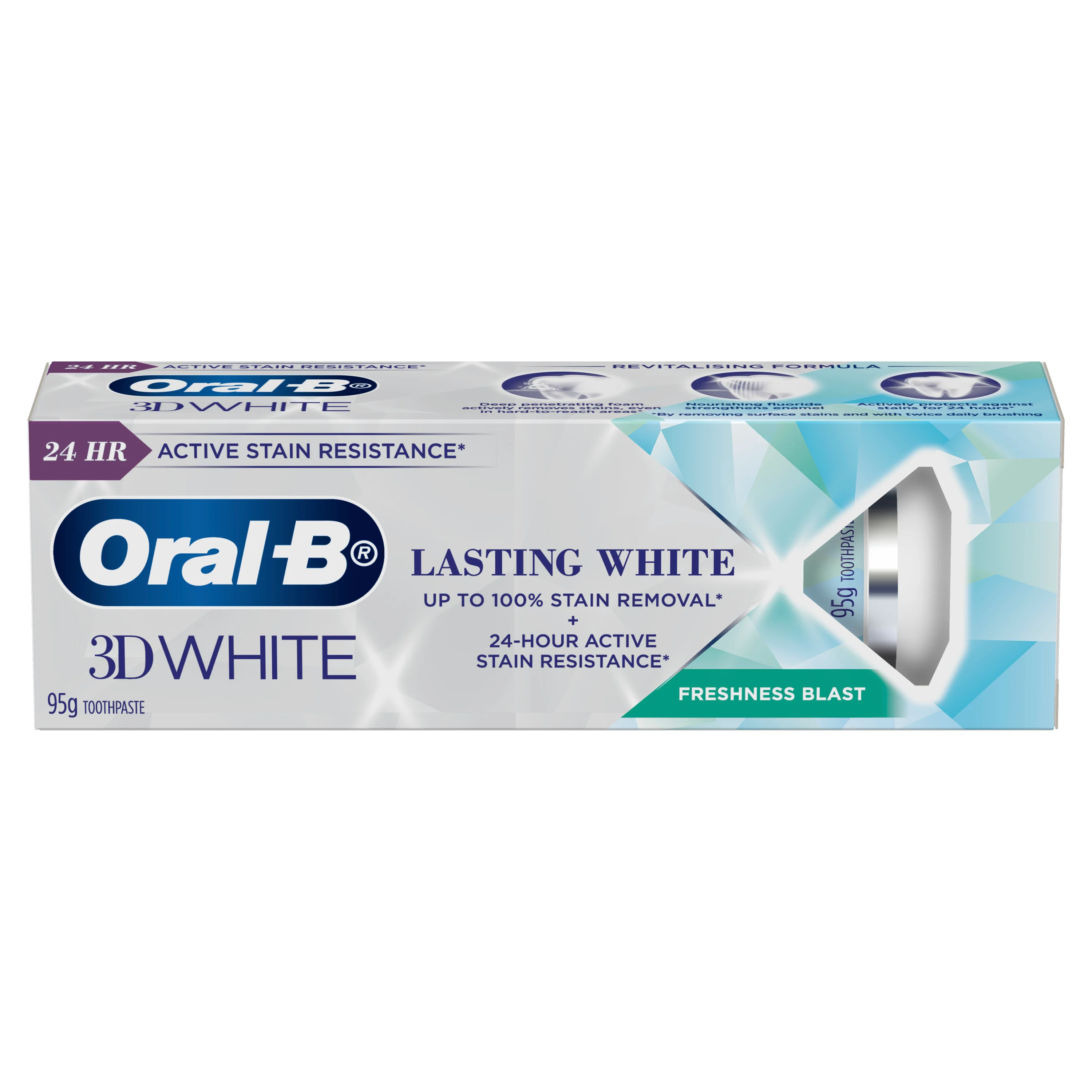 Oral-B 3DWhite Lasting White Freshness Blast Toothpaste 95g 