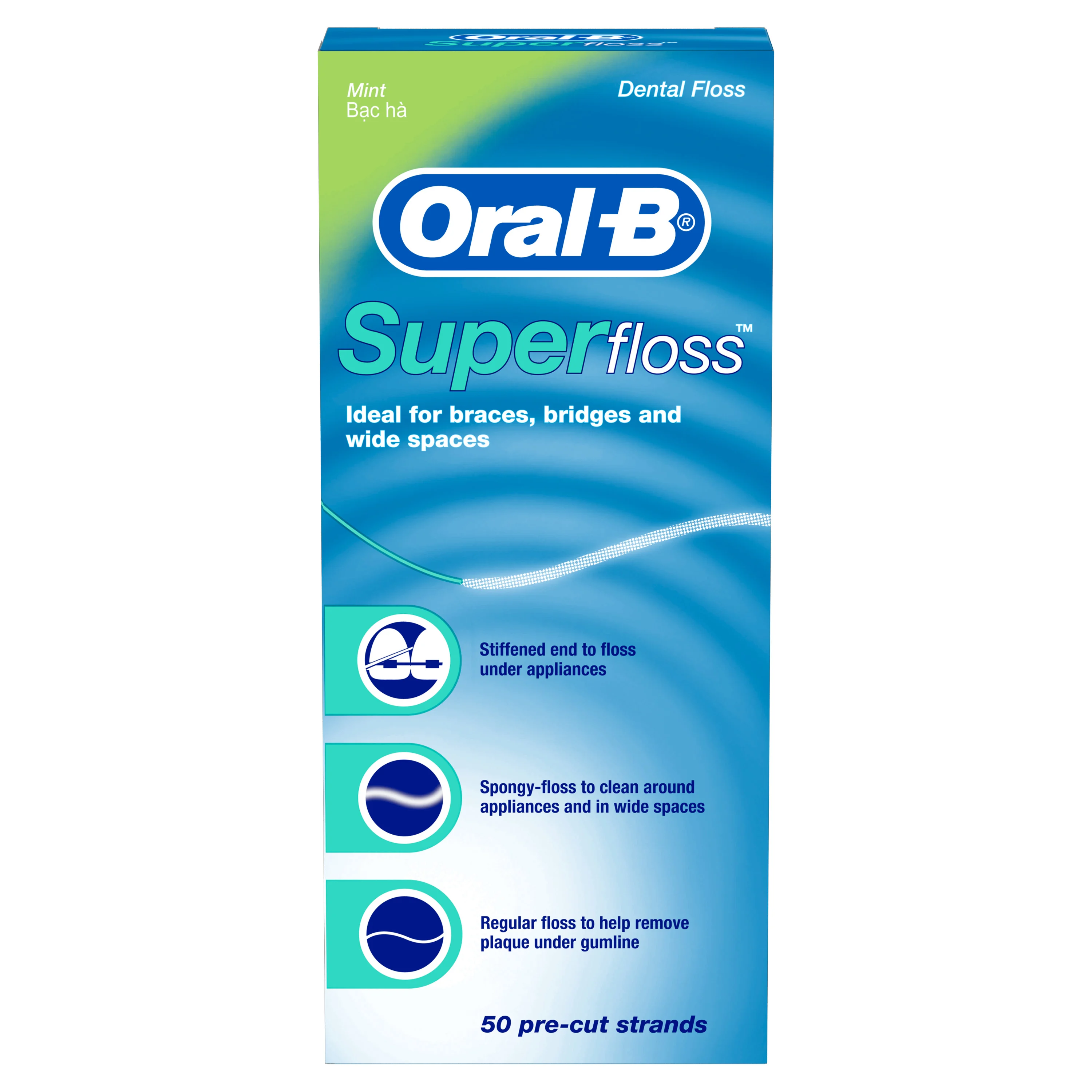 Oral-B Superfloss 50 pre-cut strands 