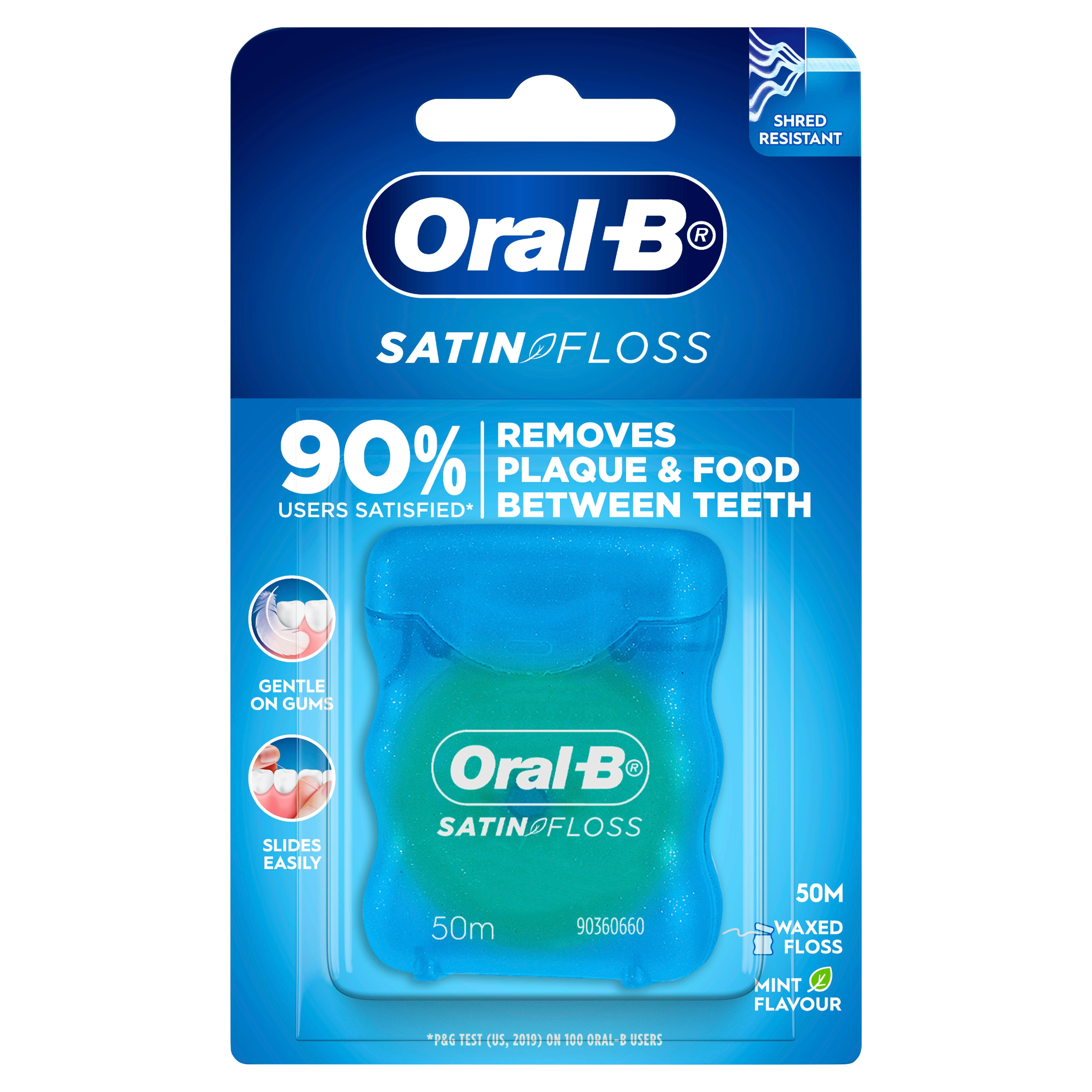 Oral-B Satin Floss Waxed Mint