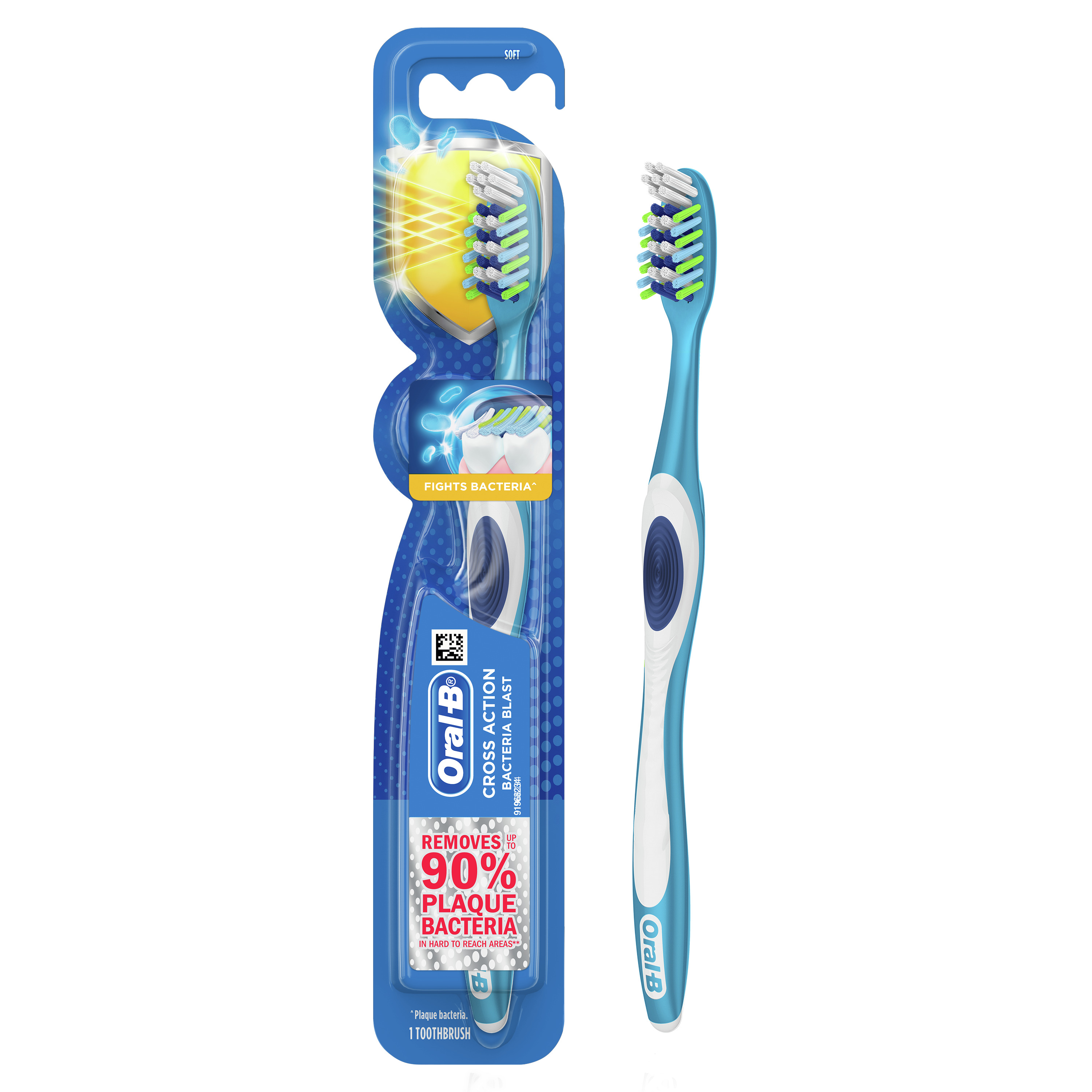 Oral−B D12013T Oral-B Cross Action Bacteria Blast Manual Toothbrush | Oral-B SG