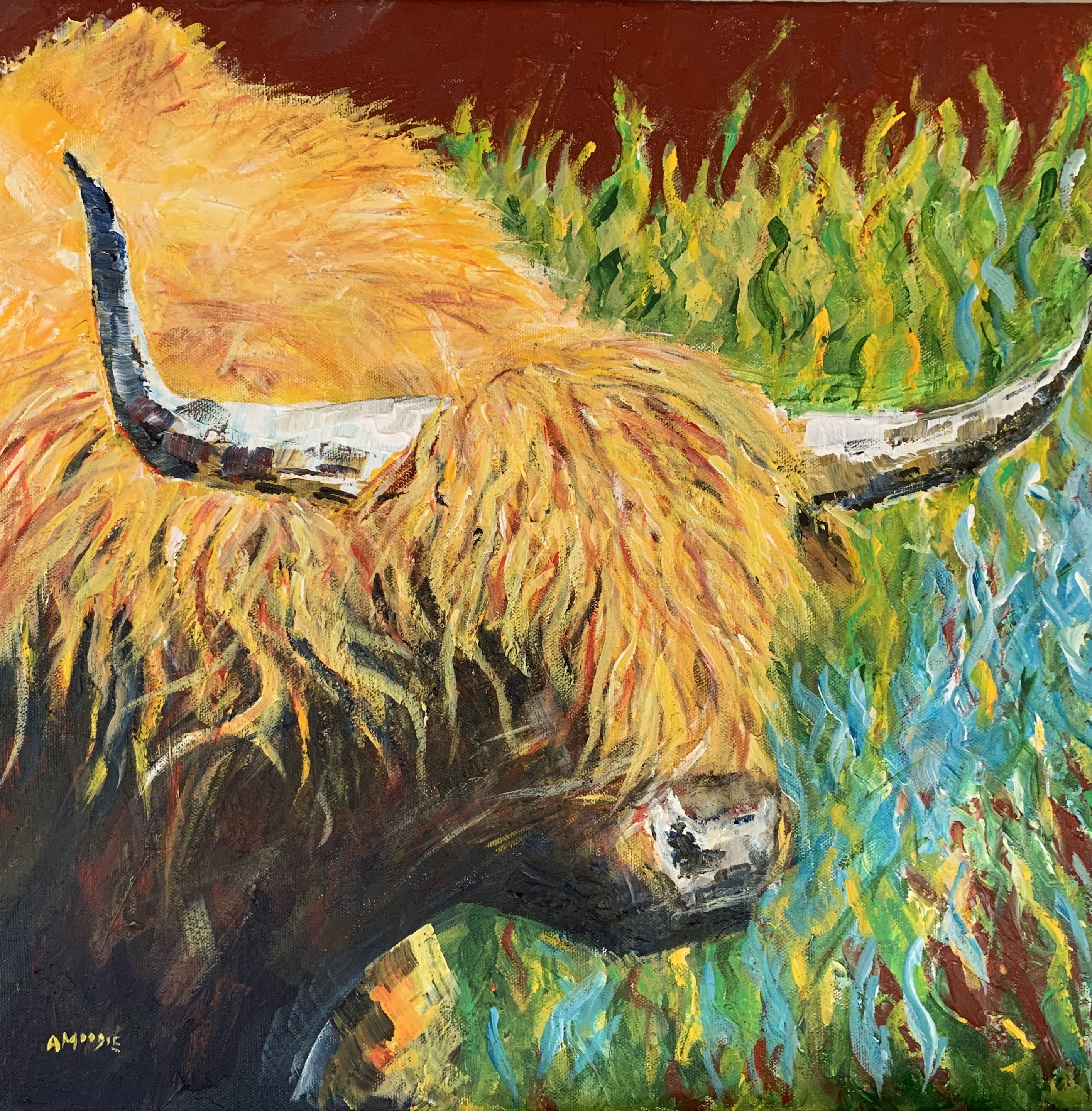 Northern Friend (acrylic on canvas)