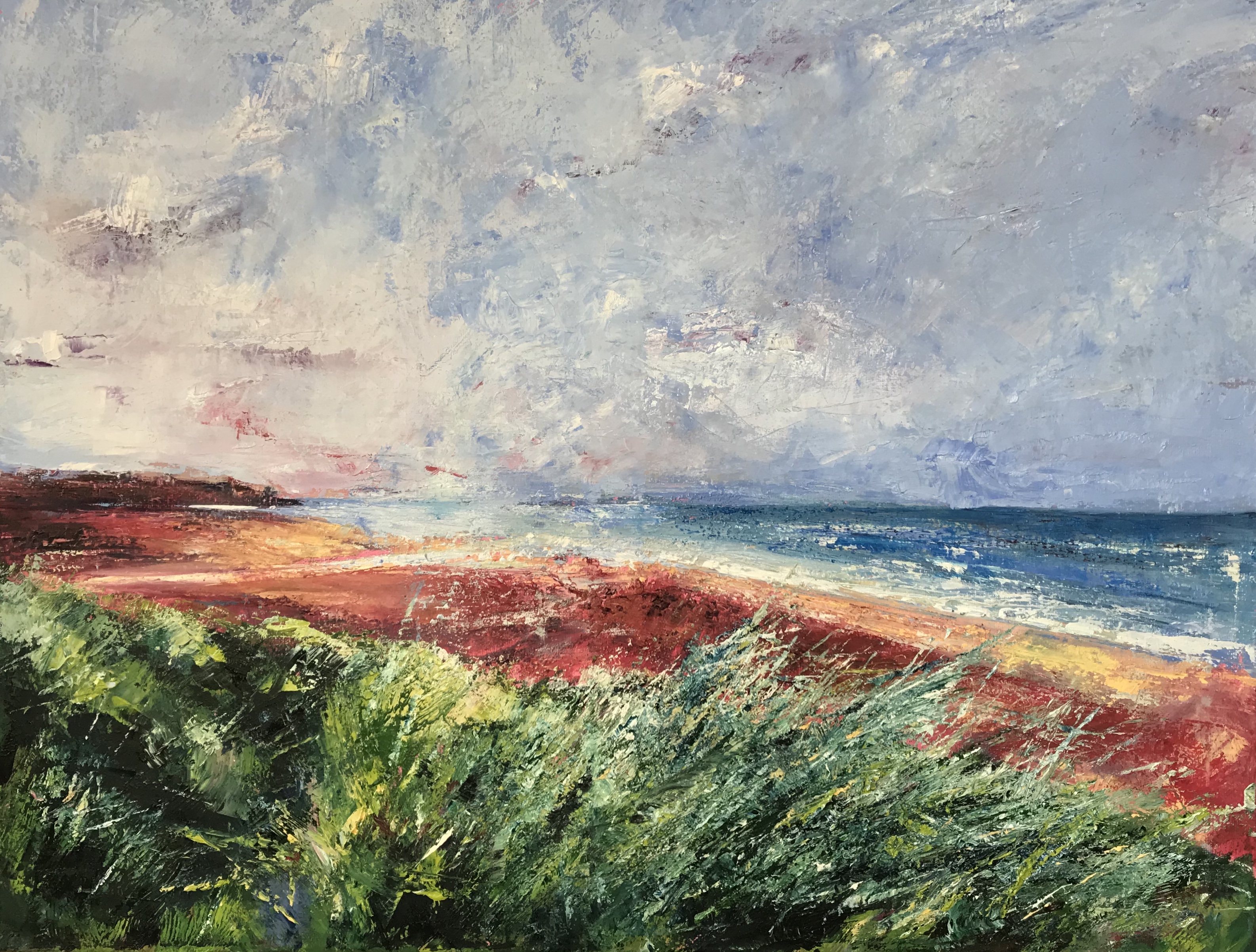 Glowing Sands (oil on canvas)