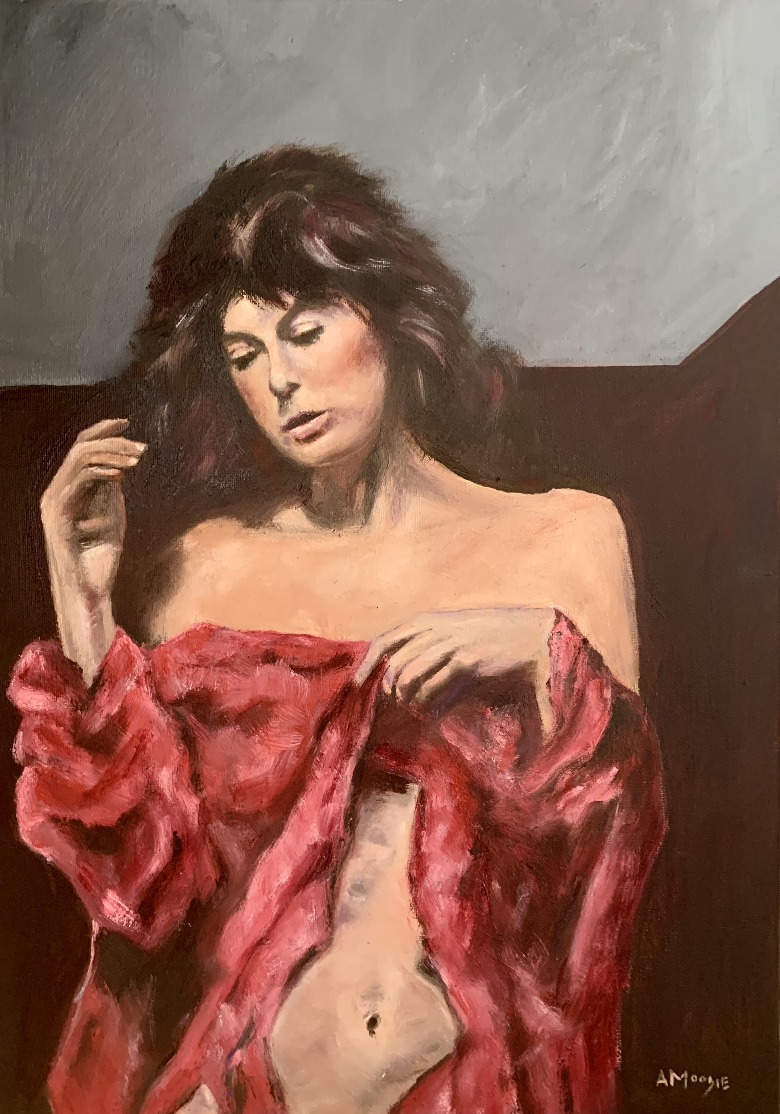 Reflection (oil on canvas)