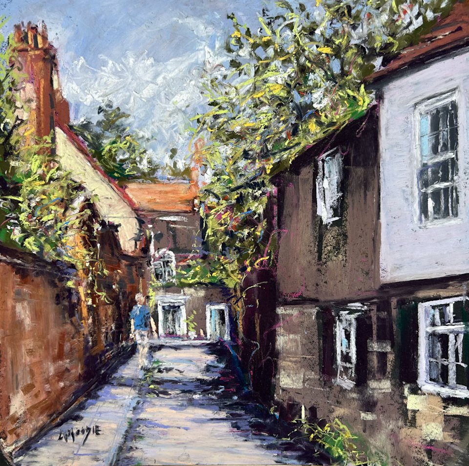 Treasurer's House, Chapter House Street, York (pastel, mounted)